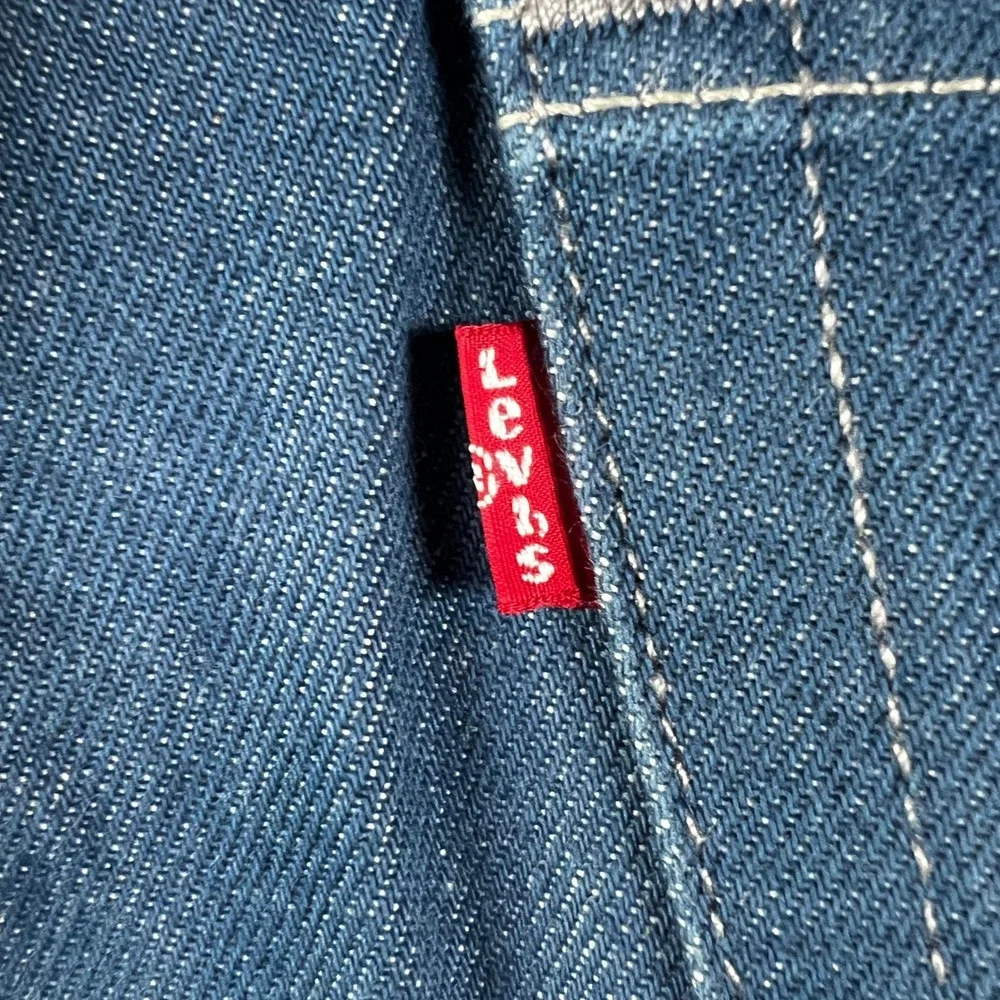 Levi's 501XX‎ Original Fit Blue Jeans Button Fly Mens Measures Size 42x30 Baggy
